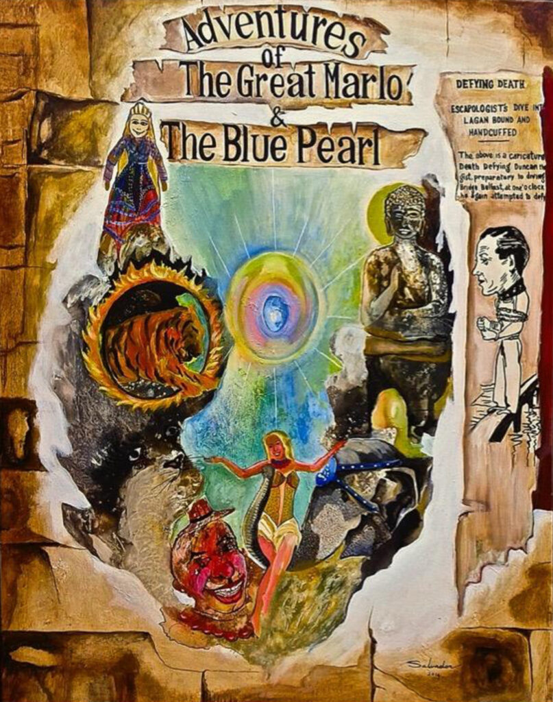 adventures of the the great marlo and the blue pearl book cover
